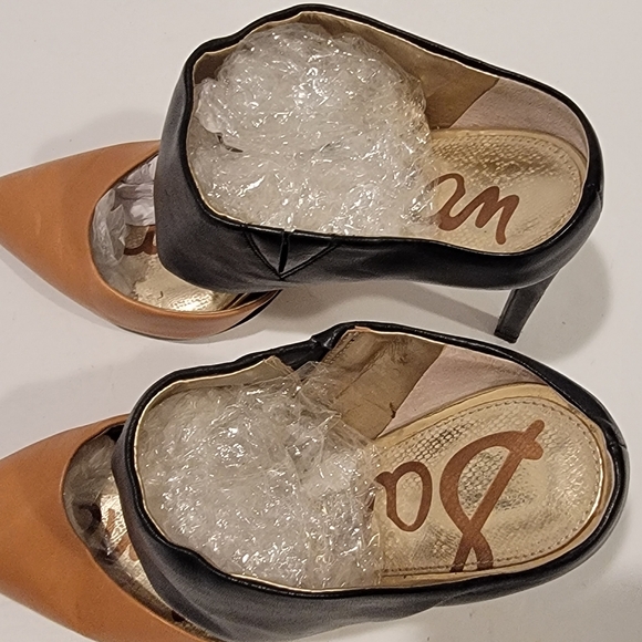 Sam Edelman "Monroe" Two Tone Stiletto Mules size 7.5 - Picture 3 of 9